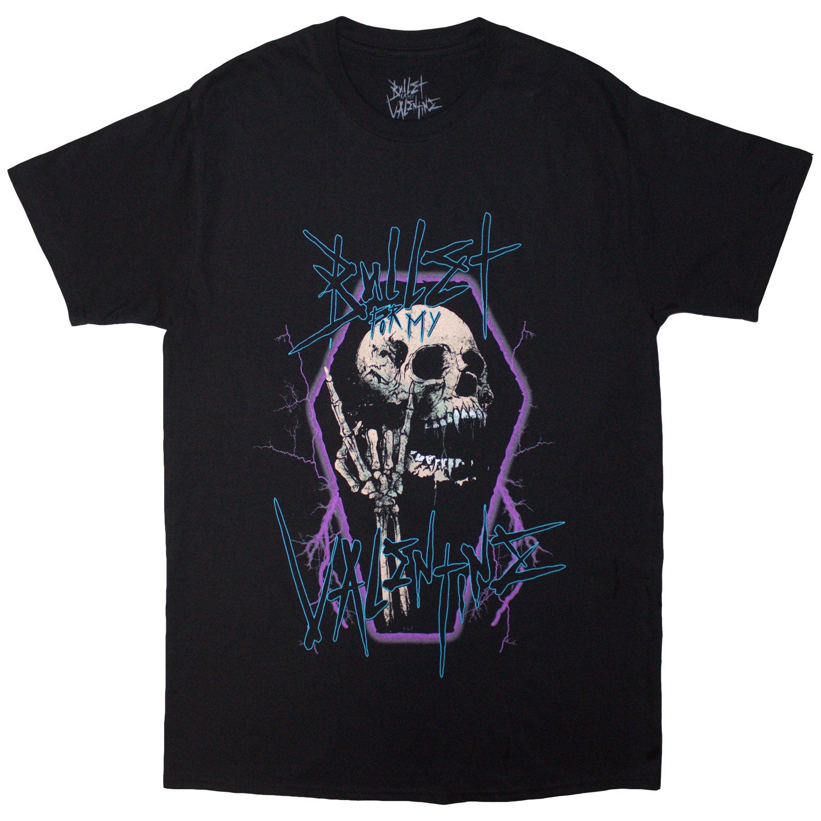 Bullet For My Valentine Unisex T-Shirt: Thrash Skull (Black)