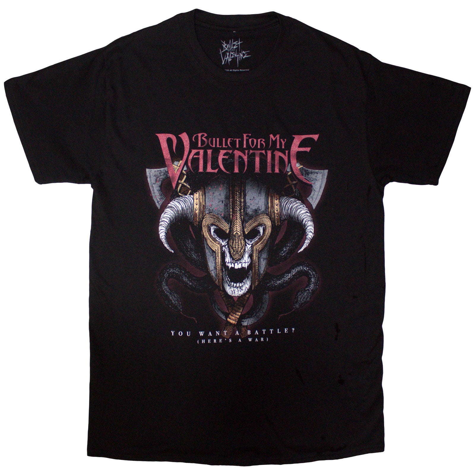 Bullet For My Valentine Unisex T-Shirt: Viking (Black)