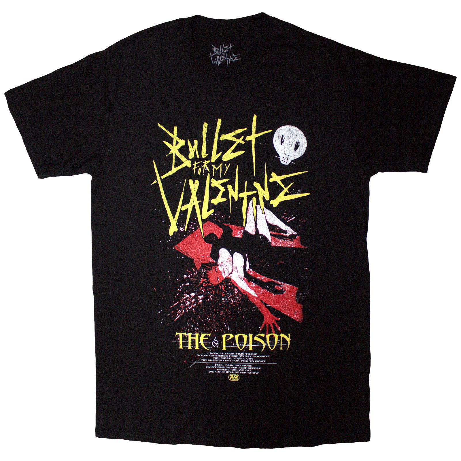 Bullet For My Valentine Unisex T-Shirt: The Poison Cover (Black)