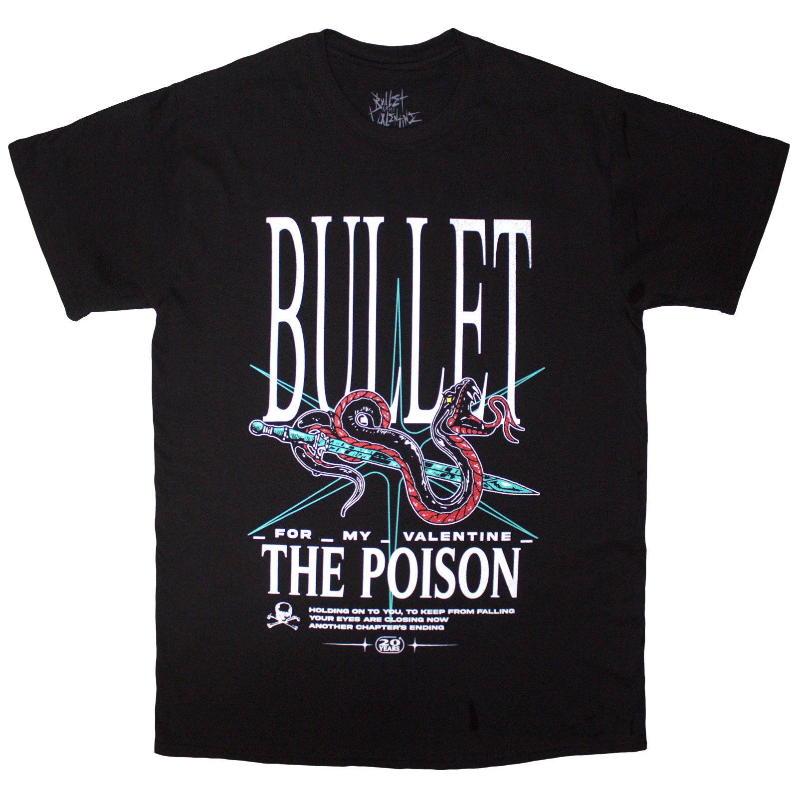 Bullet For My Valentine Unisex T-Shirt: The Poison Snake (Black)