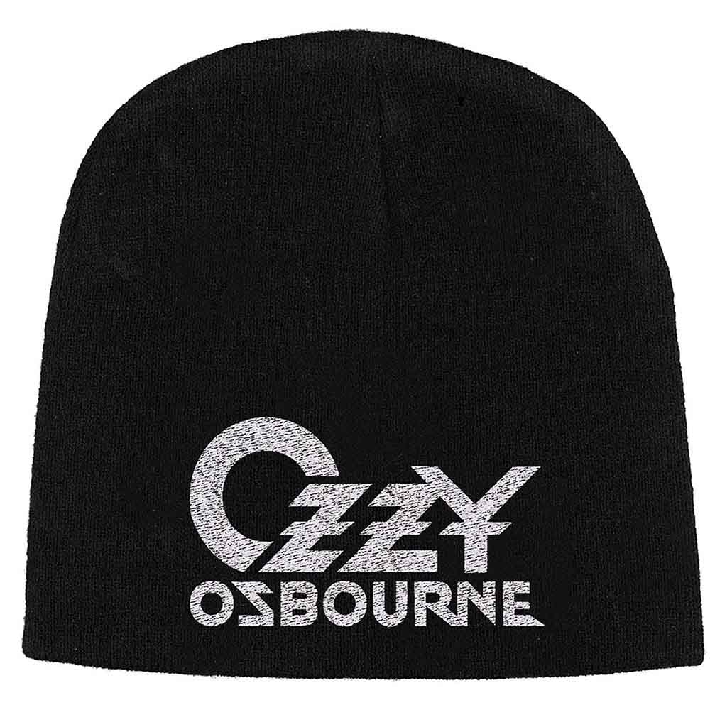 Ozzy Osbourne Unisex Beanie Hat: Logo 1 (Black)