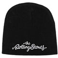 The Rolling Stones Unisex Beanie Hat: Logo (Black)