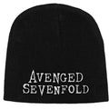 Avenged Sevenfold Unisex Beanie Hat: Logo (Black)