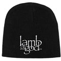 Lamb Of God Unisex Beanie Hat: Logo 1 (Black)