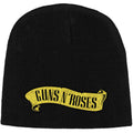 Guns N' Roses Unisex Beanie Hat: Logo (Black)