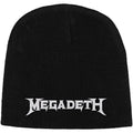 Megadeth Unisex Beanie Hat: Logo (Black)