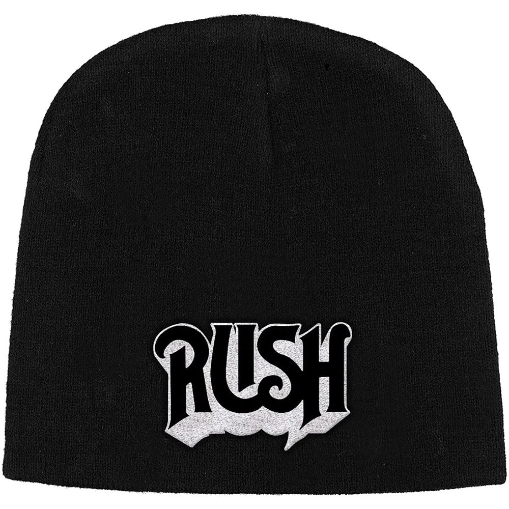 Rush Unisex Beanie Hat: Logo (Black)