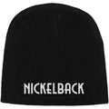Nickelback Unisex Beanie Hat: Logo (Black)