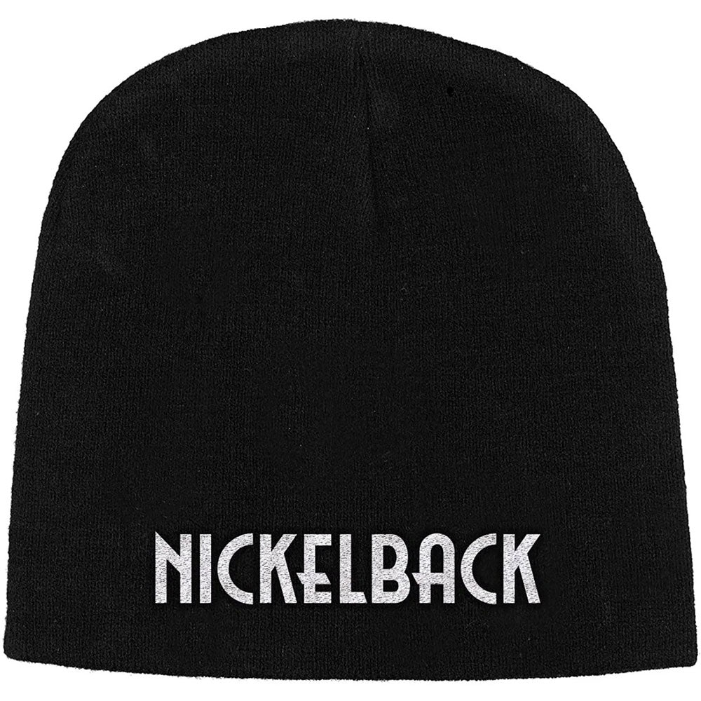 Nickelback Unisex Beanie Hat: Logo (Black)