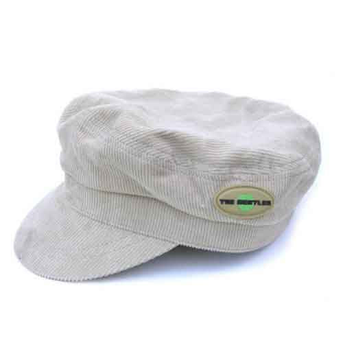 The Beatles Unisex Help! Hat: Help! Corduroy/Badge (Natural)