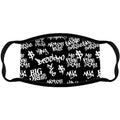 Biggie Smalls Face Mask: Grafitti (Black)