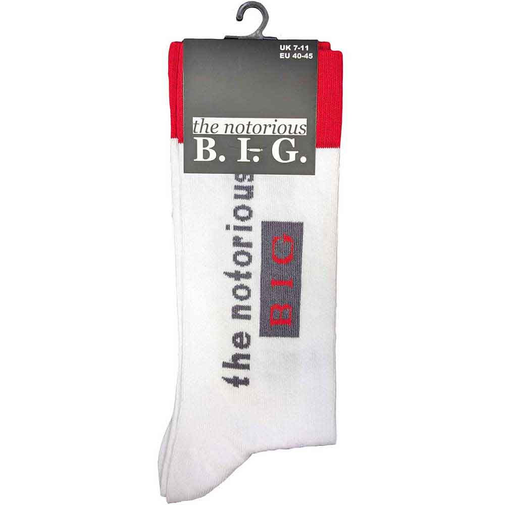 Biggie Smalls Unisex Ankle Socks: Ready To Die (White) (UK Size 7 - 11)