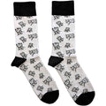 Biggie Smalls Unisex Ankle Socks: Hand-Drawn (White) (UK Size 7 - 11)
