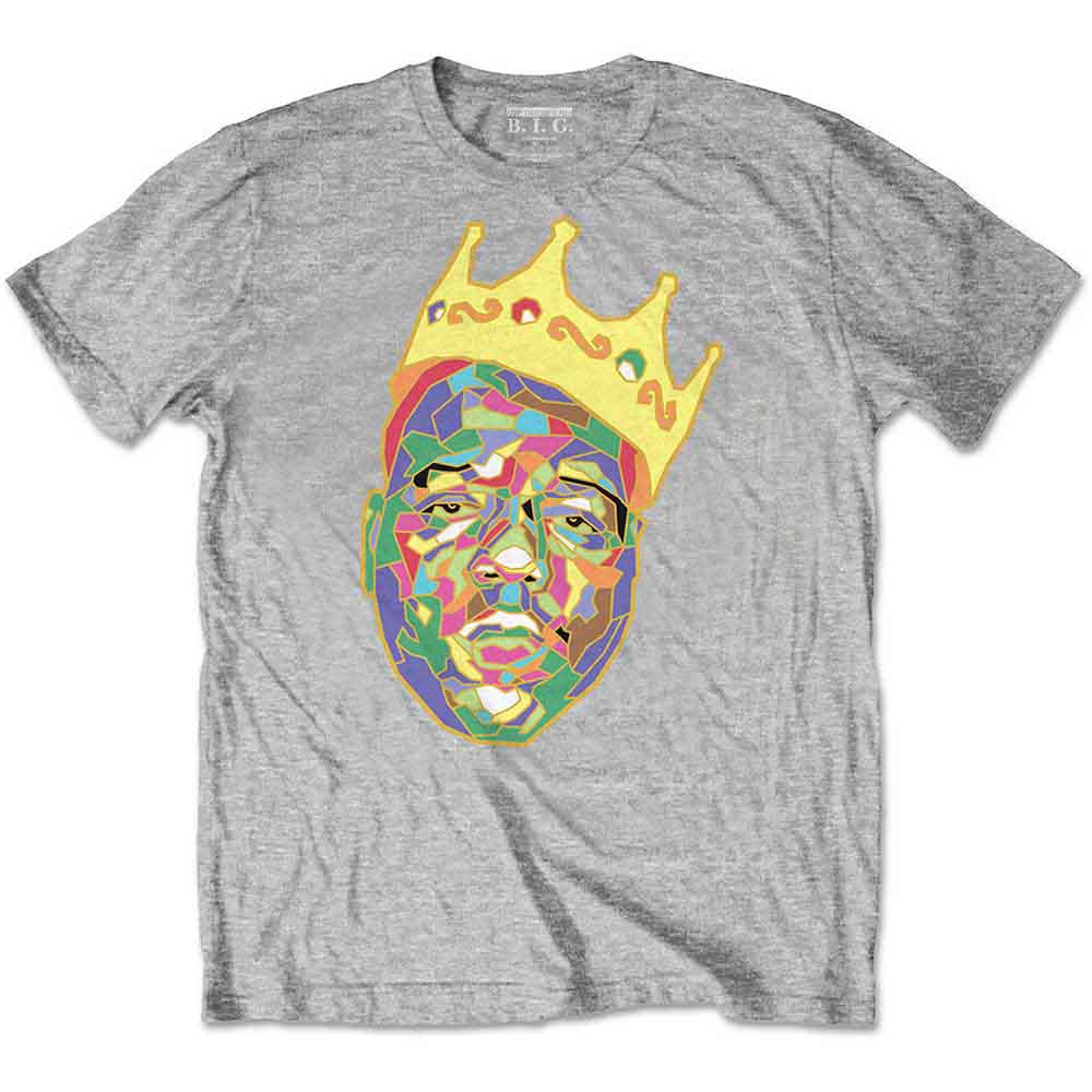 Biggie Smalls Kids T-Shirt: Crown (Heather Grey)