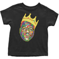 Biggie Smalls Kids Toddler T-Shirt: Crown (Black)