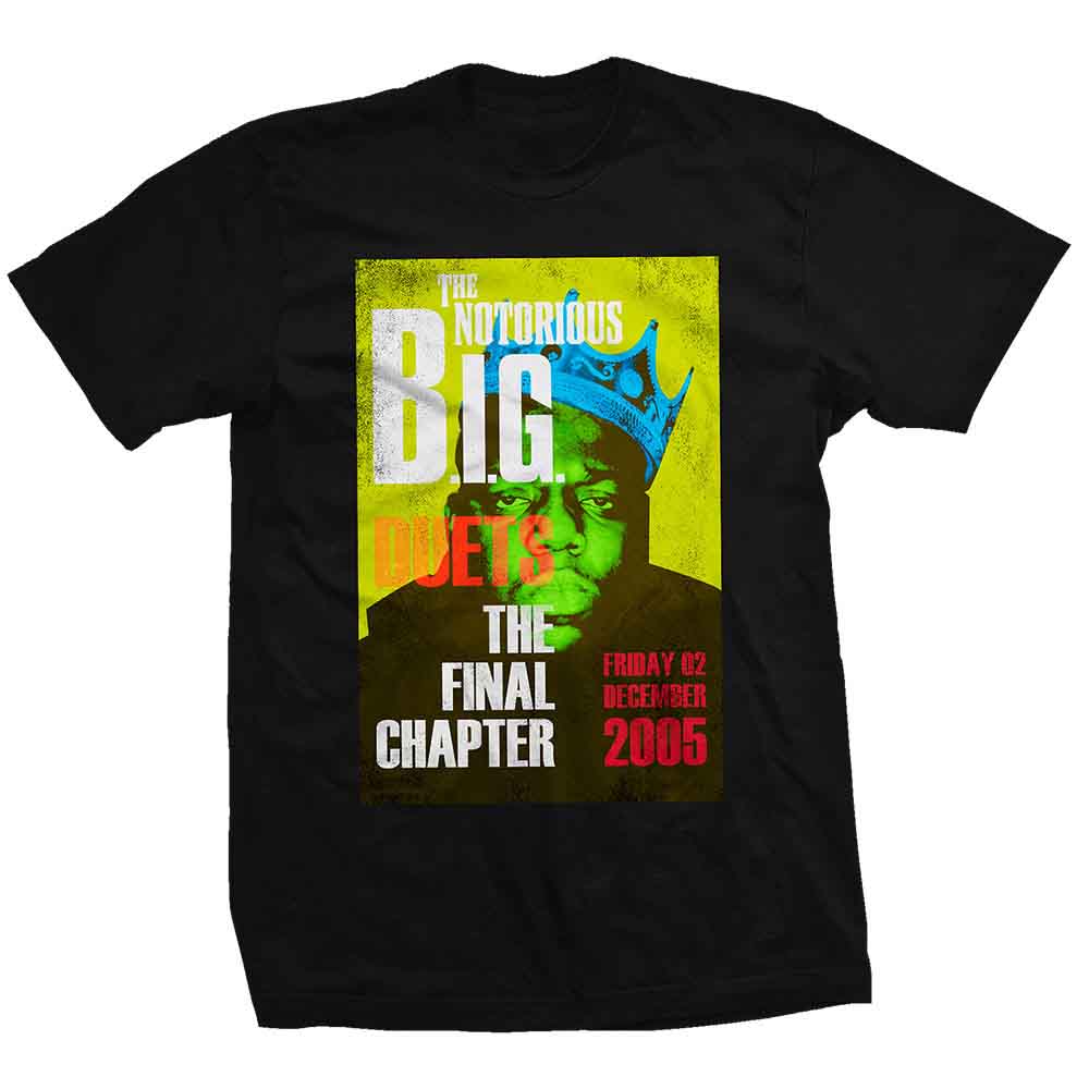 Biggie Smalls Unisex T-Shirt: Final Chapter (Black)