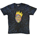 Biggie Smalls Unisex T-Shirt: Crown (Blue) (Wash Collection)