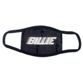Billie Eilish Face Mask: Racer Logo & Graffiti Black (Black)