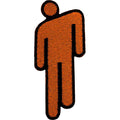 Billie Eilish Standard Patch: Blohsh Orange (Orange)