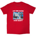Billie Eilish Unisex T-Shirt: Hit Me Hard And Soft Negative (Red)