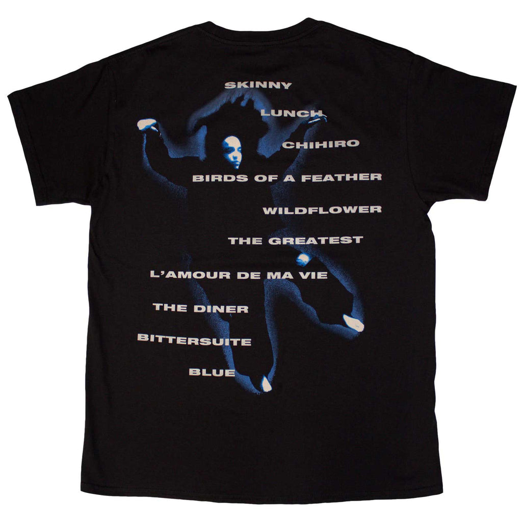Billie Eilish Unisex T-Shirt: Hit Me Hard And Soft Tracklist (Black) (Back Print)