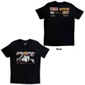 Billie Eilish Unisex T-Shirt: Racer Graphic (Black) (Back Print)