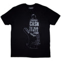 Johnny Cash Unisex T-Shirt: Man Comes Around (Black)