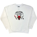 Stranger Things Unisex Sweatshirt: Hellfire Club (White)