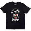 Stranger Things Unisex T-Shirt: Wishing You A Hell Fire (Black)
