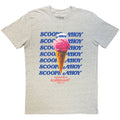 Stranger Things Unisex T-Shirt: Scoop Ahoy Ice Cream (Grey)
