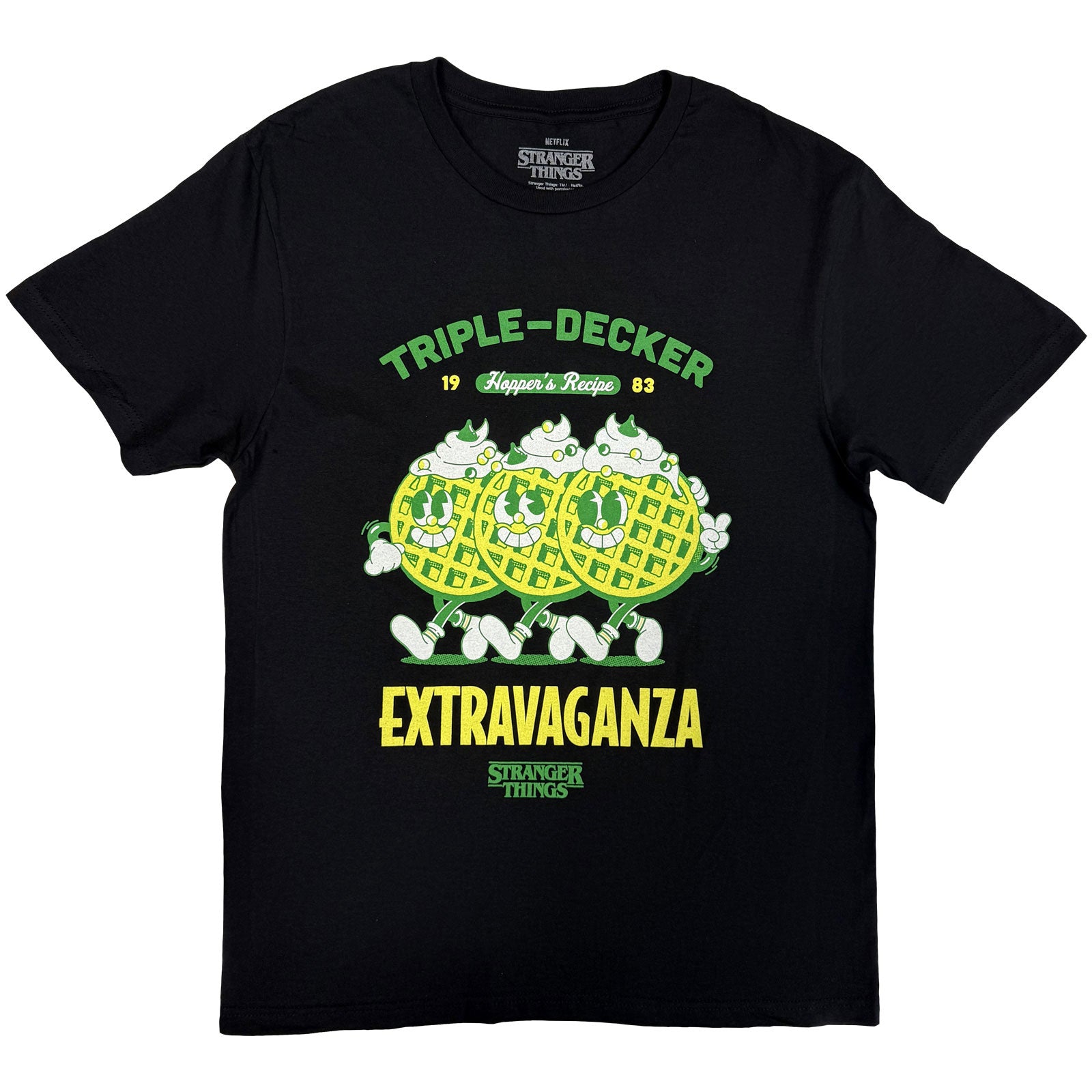 Stranger Things Unisex T-Shirt: Ahoy Now Available (Black)