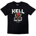 Stranger Things Unisex T-Shirt: Hell Can Wait (Black)