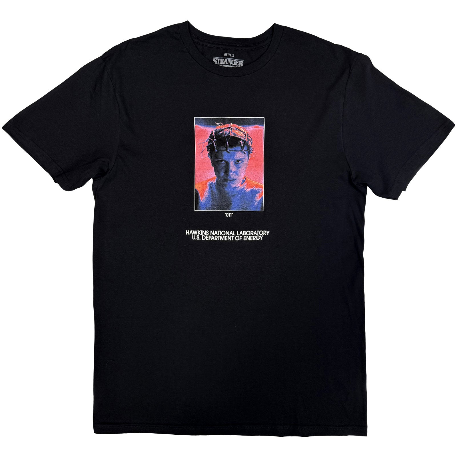 Stranger Things Unisex T-Shirt: Hawkins National Laboratory (Black)