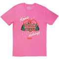 Stranger Things Unisex T-Shirt: Home Holidays (Pink)