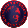 The Brian Jonestown Massacre Standard Patch: Circle Face Navy Blue (Navy Blue)