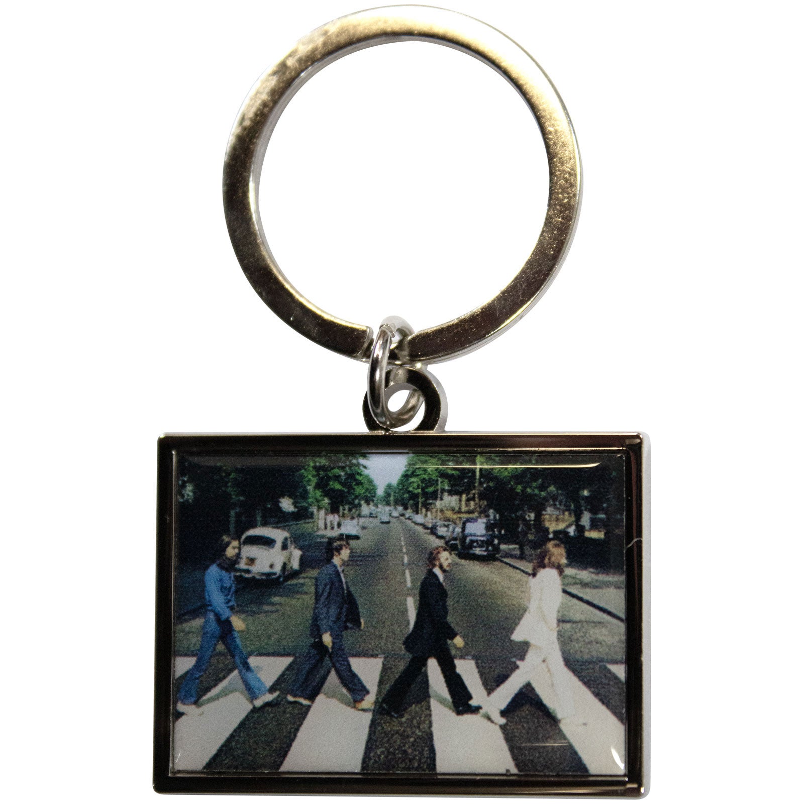 The Beatles Keychain: Abbey Road Crossing Photo