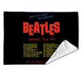 The Beatles Sherpa Fleece Blanket: America Tour Black (Multicolour) (Large)