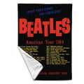 The Beatles Sherpa Fleece Blanket: America Tour Black (Multicolour) (Small) (unfinsihed)