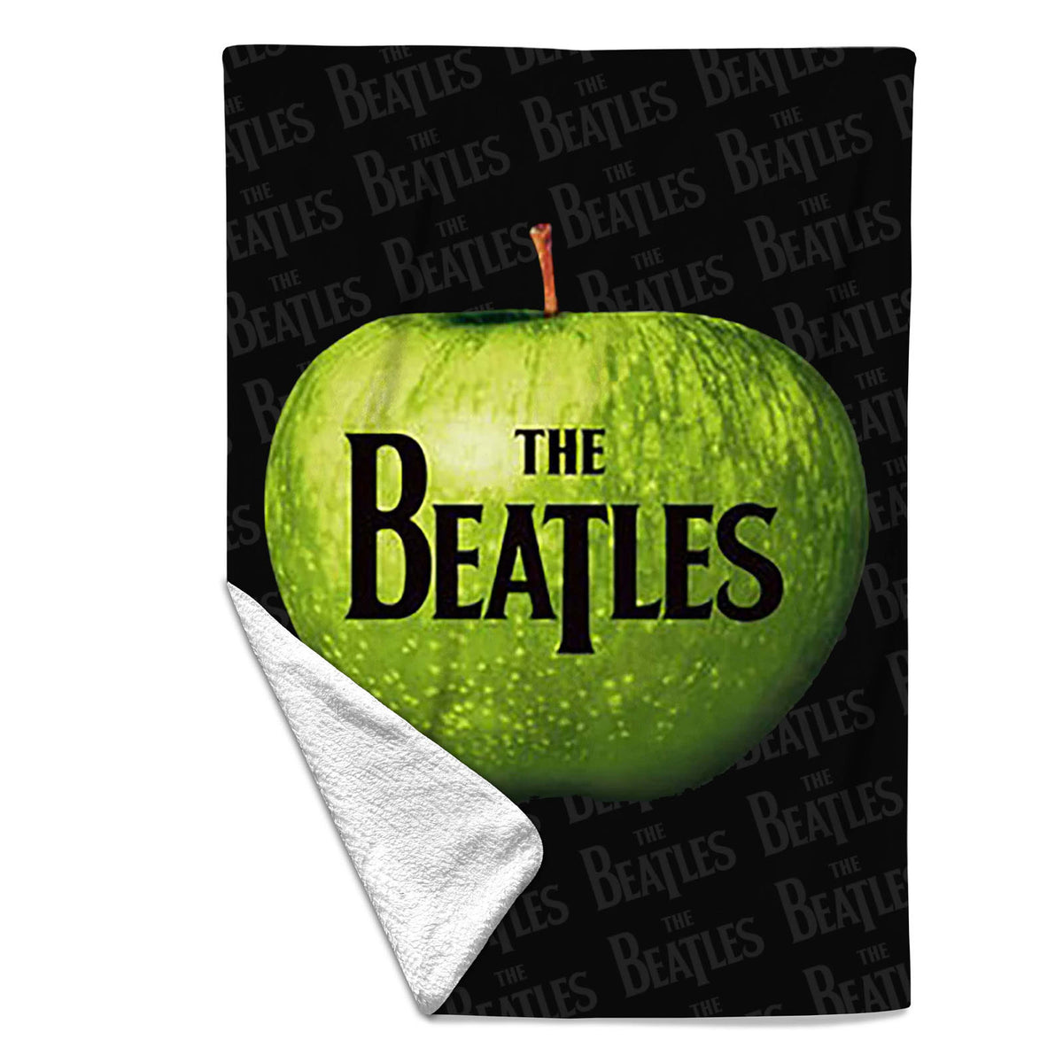 The Beatles Sherpa Fleece Blanket: Apple (Multicolour) (Small)