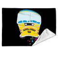 The Beatles Sherpa Fleece Blanket: Mystery Tour Bus (Multicolour) (Large)