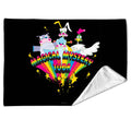 The Beatles Sherpa Fleece Blanket: Mystery Characters (Multicolour) (Large)