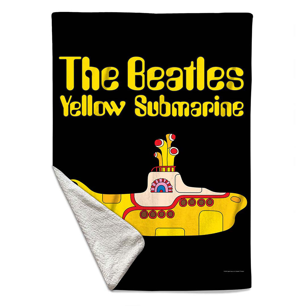 The Beatles Sherpa Fleece Blanket: Yellow Submarine (Multicolour)
