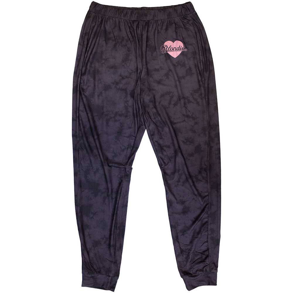 Blondie Ladies Pyjamas: Heart Of Glass (Purple)