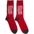 Blondie Unisex Ankle Socks: Made In NYC '74 (Red) (UK Size 6 - 11)
