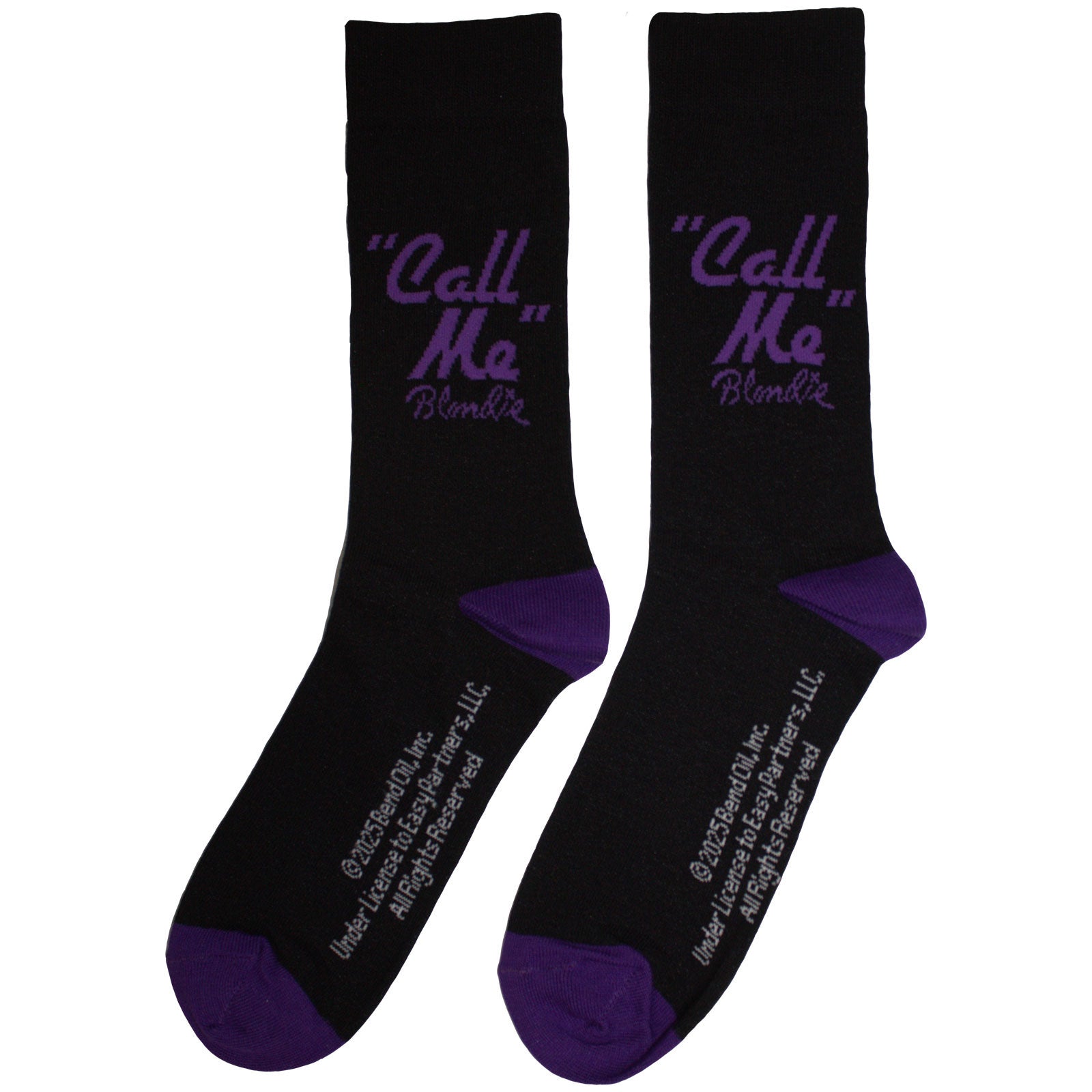Blondie Unisex Ankle Socks: Call Me (Black) (UK Size 6 - 11)