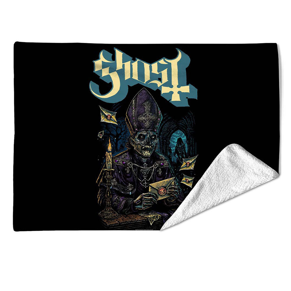Ghost Sherpa Fleece Blanket: Missive (Multicolour) (Single)