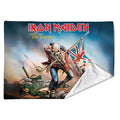 Iron Maiden Sherpa Fleece Blanket: Trooper (Multicolour)