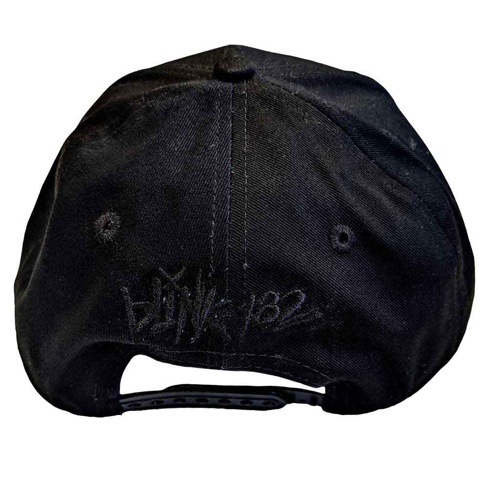 Blink-182 Unisex Baseball Cap: Black Six Arrow Smile (Black)