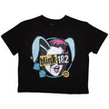 Blink-182 Ladies Crop Top: Blind Date (Black)