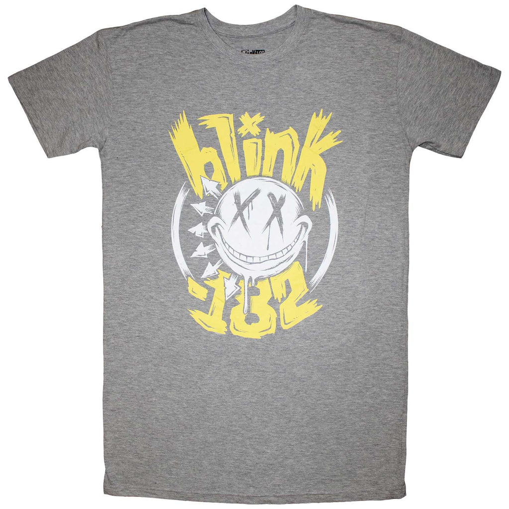 Blink-182 Ladies T-Shirt Dress: Big Smile (Grey)